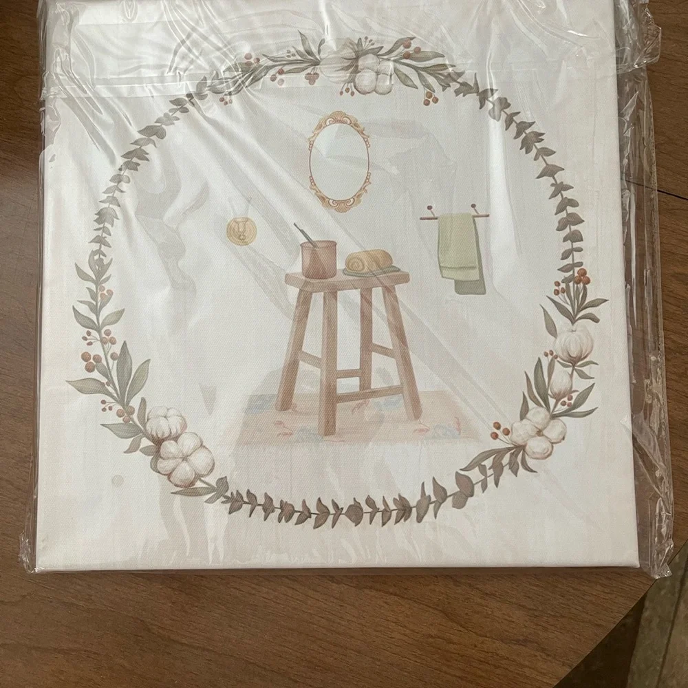 Elegant Bath Canvas Art - Set of 3